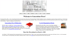 Desktop Screenshot of generationspress.com
